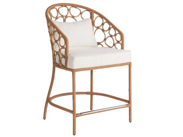 Weekender Coastal Living Home Collection Pebble Counter Chair - Image 5