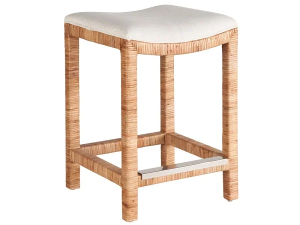 Weekender Coastal Living Home Collection Sandbar Console Stool - Image 5