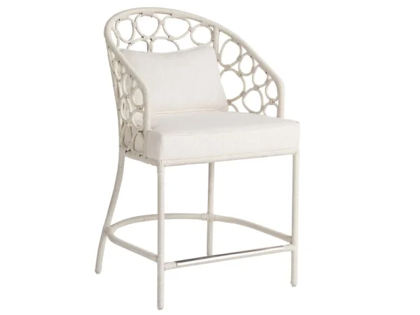 Weekender Coastal Living Home Collection Pebble Counter Chair - Image 4