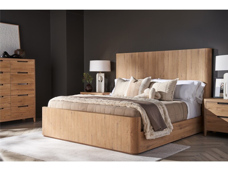 Modern Walker Panel Bed Queen