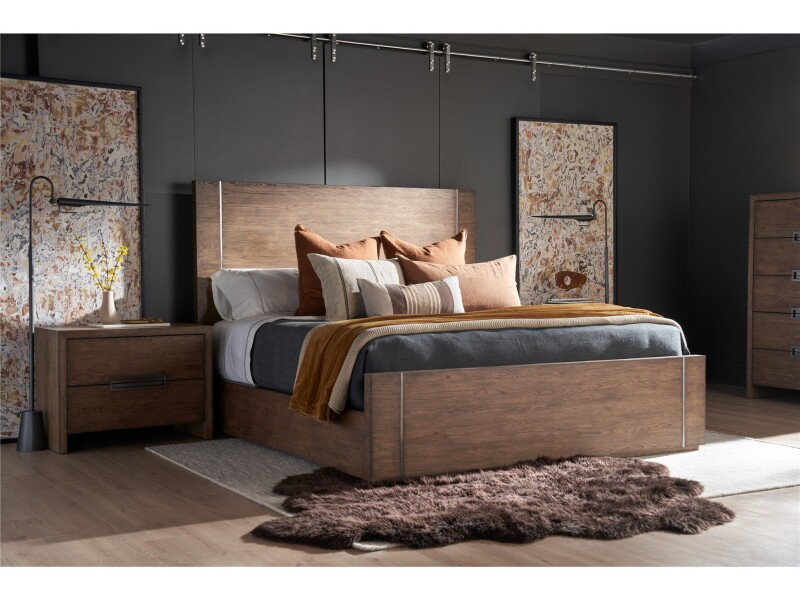 Modern Koda Panel Bed King
