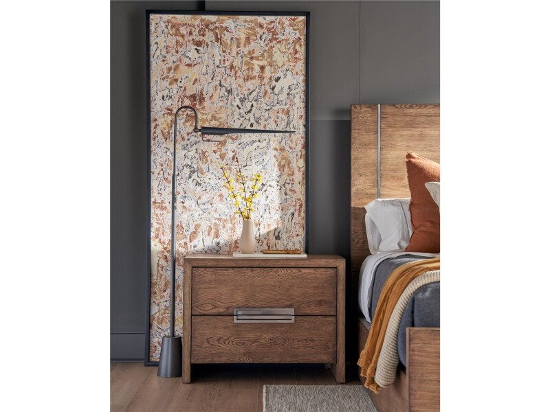 Modern Atlas Drawer Nightstand