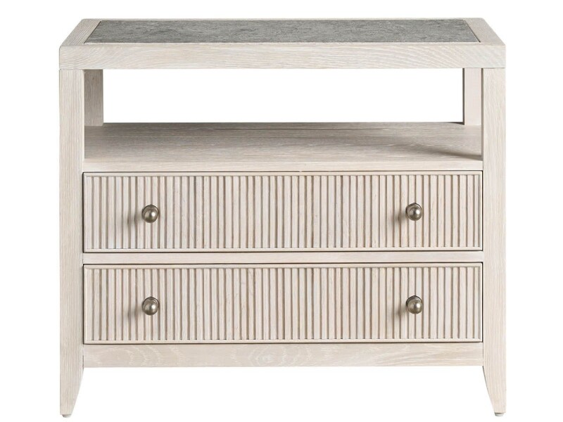 Avaline Carmen Two Drawer Nightstand