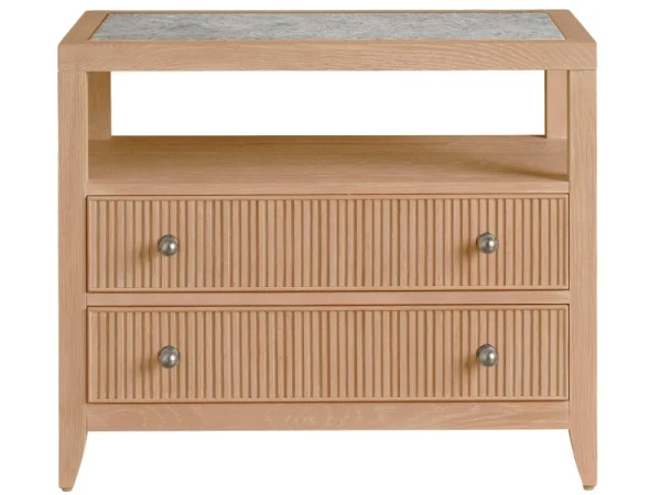 Avaline Carmen Two Drawer Nightstand - Image 4