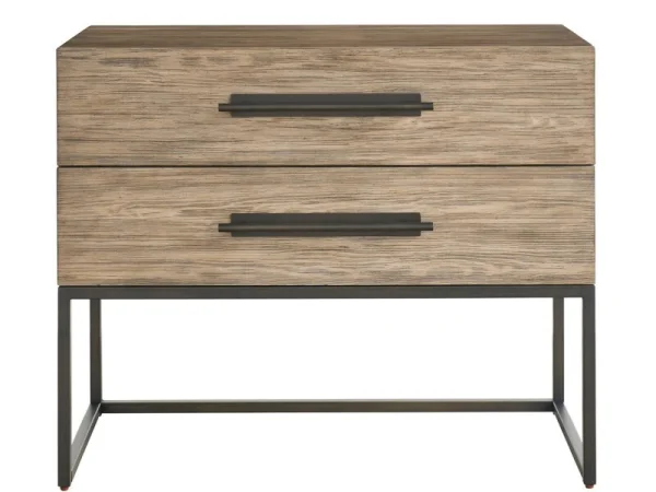 Dwell Boulder Metal Base Nightstand - Image 4