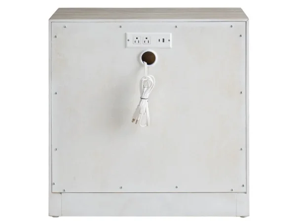 Dwell River Rock Two Drawer Nightstand - Image 4