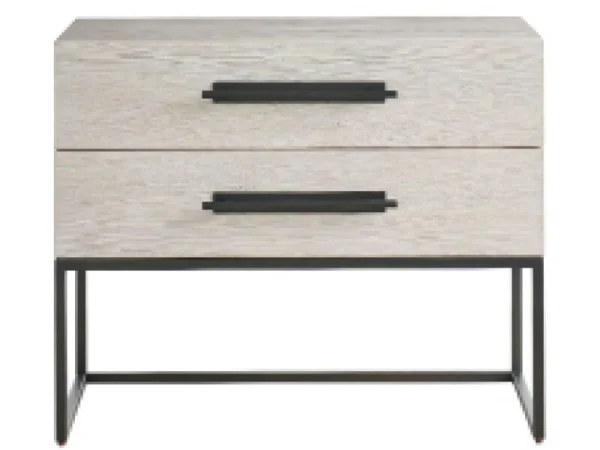 Dwell River Rock Metal Base Nightstand - Image 3