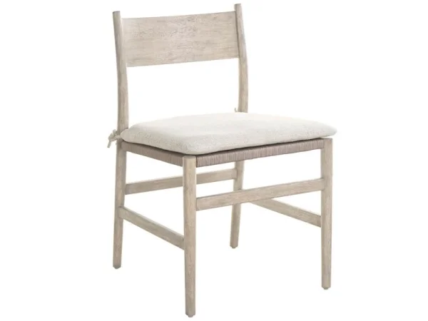 Dwell River Rock Wood Back Side Chair - Image 6