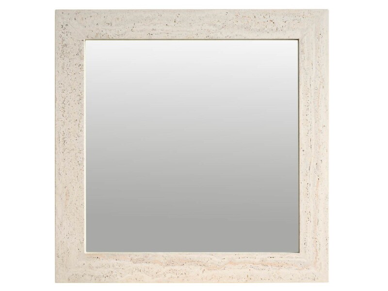 Modern Travertine Mirror