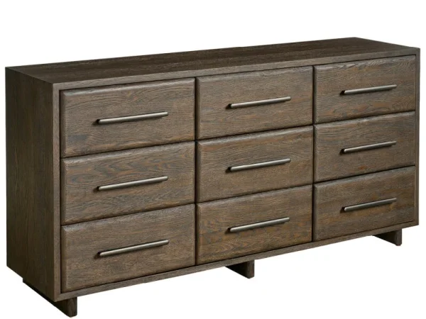 Modern Sable Nine Drawer Dresser - Image 3