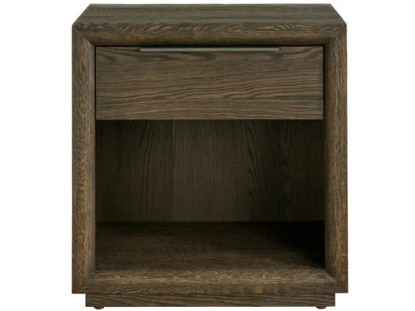 Modern Sable One Drawer Nightstand - Image 3
