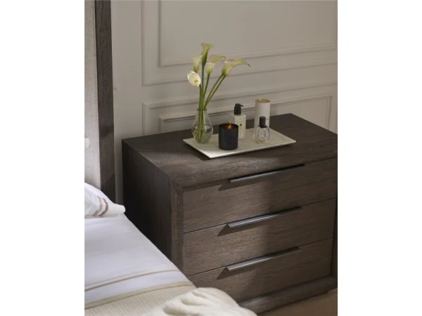 Modern Sable Plinth Nightstand - Image 3