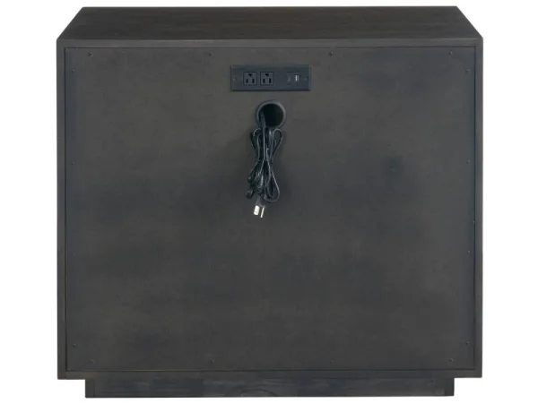 Modern Sable Plinth Nightstand - Image 5