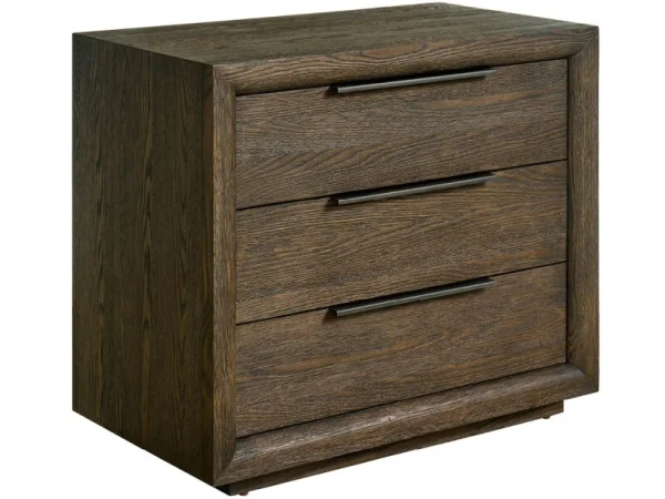 Modern Sable Plinth Nightstand - Image 6