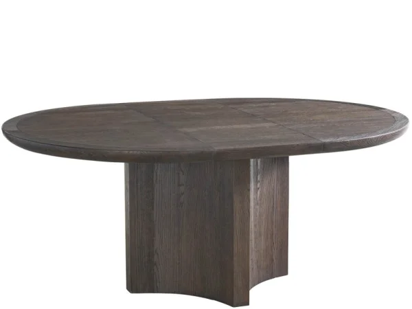 Modern Sable Round Dining Table - Image 4