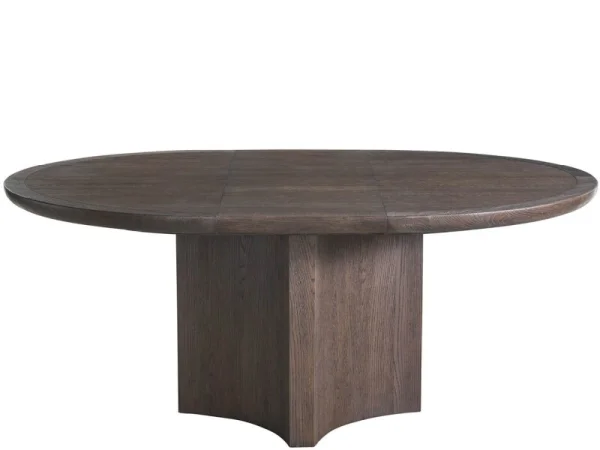 Modern Sable Round Dining Table - Image 6