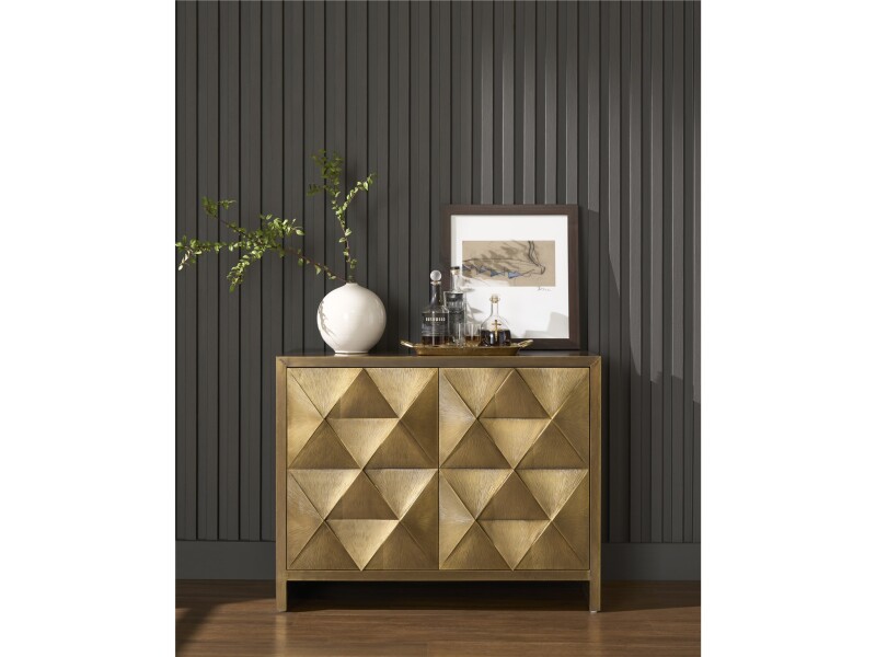 Modern Origami Hall Chest