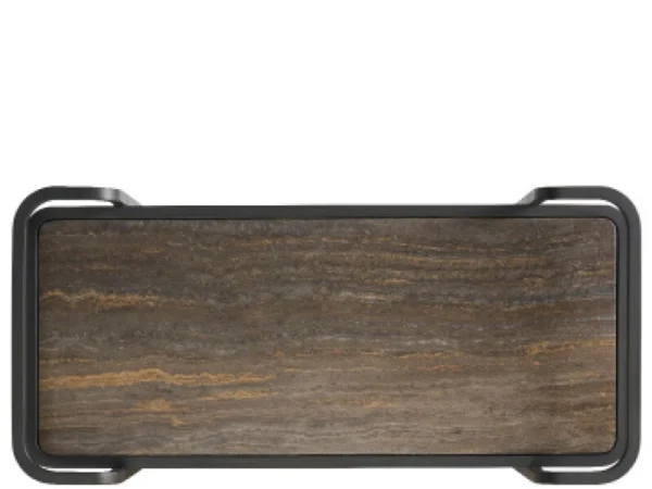 Modern Smoked Bronze Bar Cart - Image 4