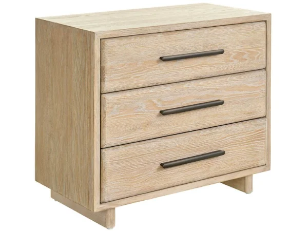 Modern Desert Three Drawer Nightstand - Image 3