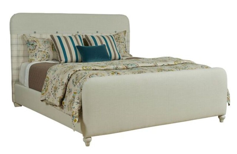Upholstery Margo King Bed W/ Matching Footboard Package