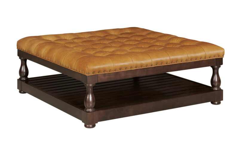 Copeland Cocktail Ottoman - Leather
