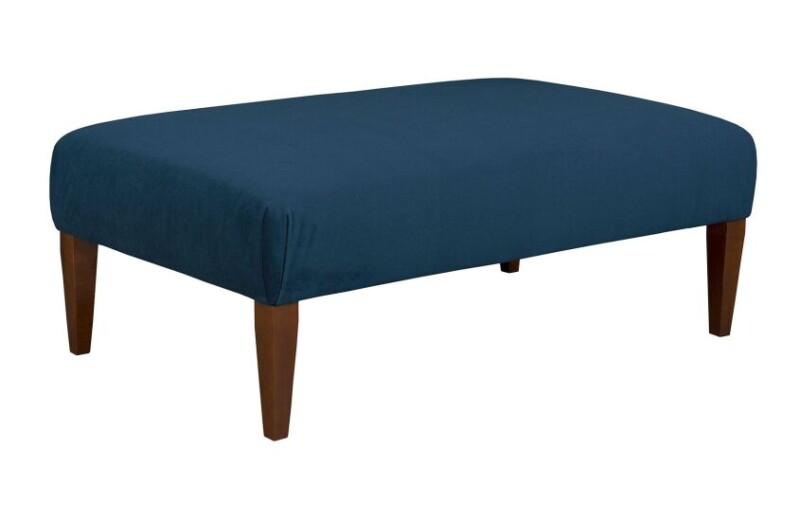 Large Cocktail Ottoman-tapered Leg