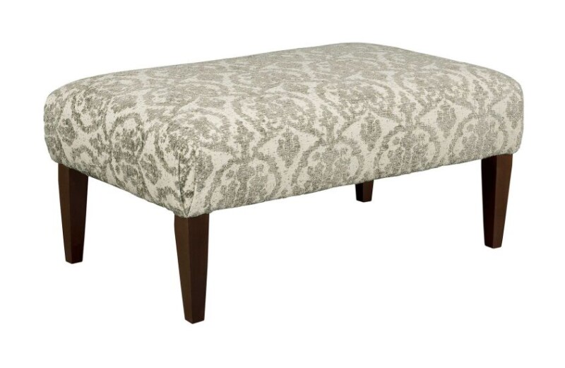 Medium Cocktail Ottoman-tapered Leg