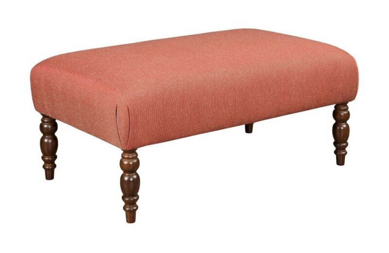 Upholstery Large Cocktail Ottoman-turned Leg