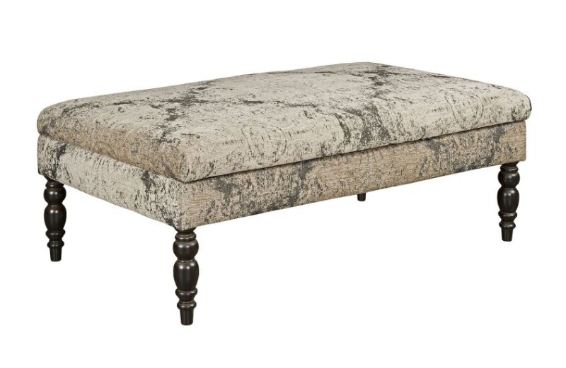 Large Cocktail Ottoman-turned Leg-storage