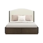 Athens Queen Upholstered Storage Bed - Image 4