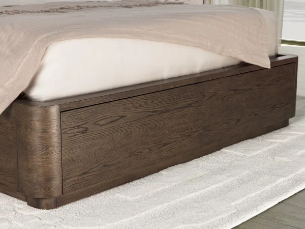 Athens Queen Upholstered Storage Bed - Image 6