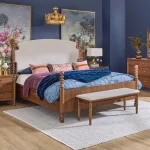Azalea King Upholstered Bed - Image 3