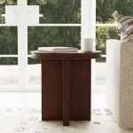 Waterfall Brown Round End Table - Image 6