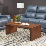 Waterfall Brown Rectangular Coffee Table - Image 3