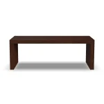 Waterfall Brown Rectangular Coffee Table - Image 4