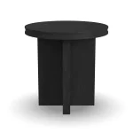 Waterfall Black Round End Table - Image 4