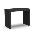 Waterfall Black Accent Table
