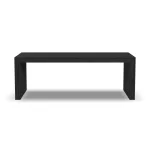 Waterfall Black Rectangular Coffee Table - Image 4