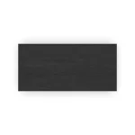 Waterfall Black Rectangular Coffee Table with Casters - Image 6