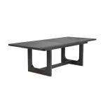 Waterfall Black Rectangular Dining Table - Image 12