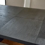 Waterfall Black Rectangular Dining Table - Image 8