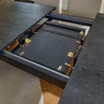 Waterfall Black Rectangular Dining Table - Image 9