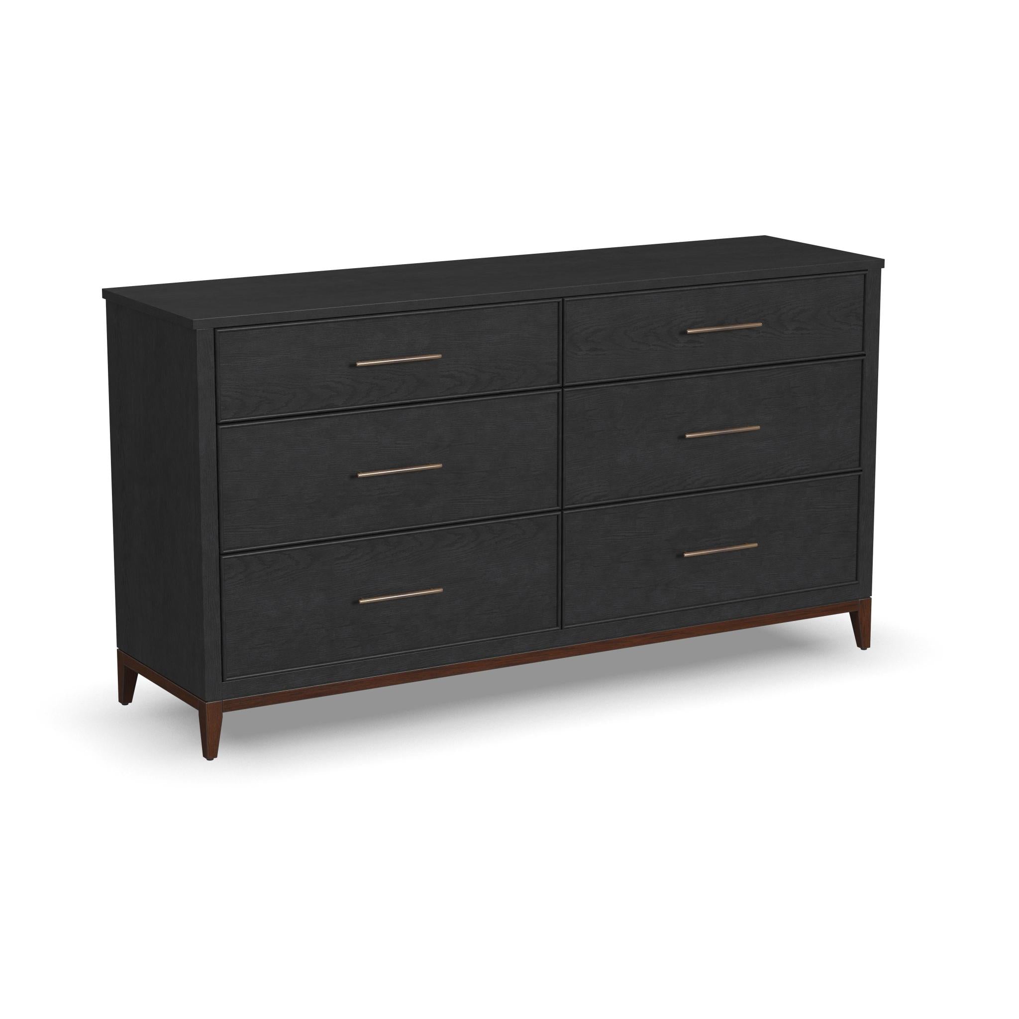 W1027860-105414887 Waterfall Black Dresser - Image 1