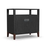 Waterfall Black Nightstand - Image 8