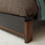 Waterfall Black King Upholstered Bed - Image 7