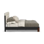 Waterfall Black Queen Upholstered Bed - Image 5
