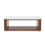 Lincoln Rectangular Coffee Table with Casters - Image 4