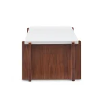 Lincoln Rectangular Coffee Table with Casters - Image 5