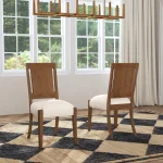 Lincoln Pair of Upholstered Dining Chairs - Image 3