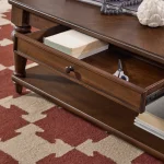 Bellevue Rectangular Coffee Table with Casters - Image 7